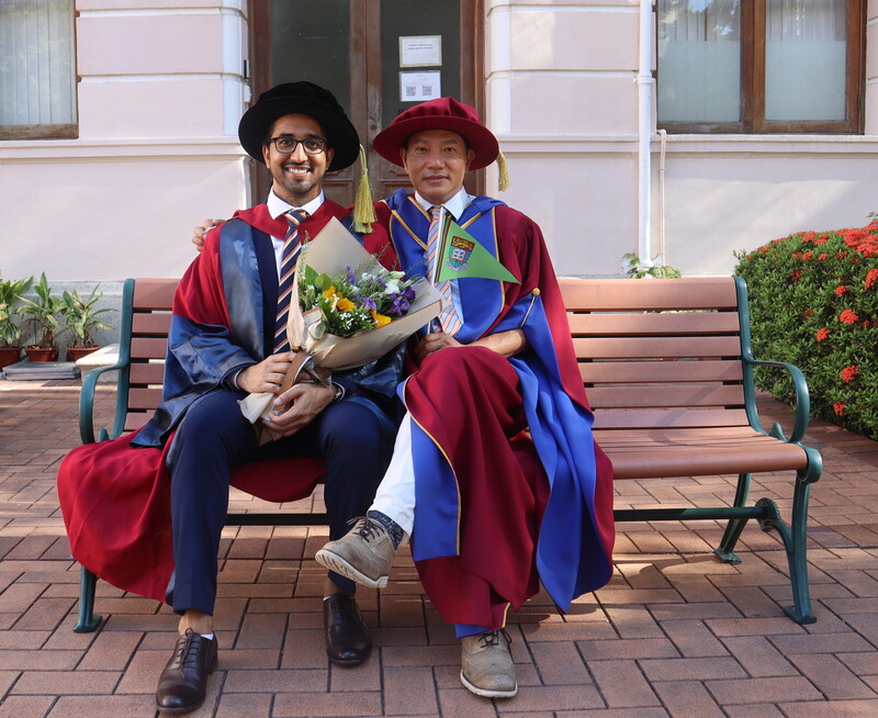 The research was conducted by the team led by Professor Billy K. C. CHOW(On the right). Postdoctoral fellow Dr Mukesh Kumar (on the left) from Professor Chow's group is the paper's first author. 
